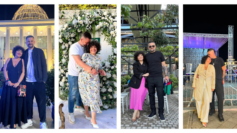 ვრცელდება კადრები სადაც ლაშა ბასლანძე ,სალომე ბაკურაძეს უმღერის.