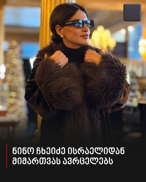 ნინო ჩხეიძე ისრაელიდან მიმართვას ავრცელებს